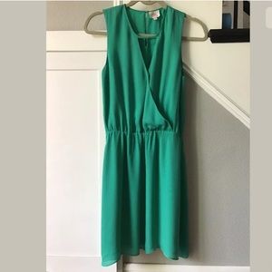 Parker Teal XS 100% Silk Dress